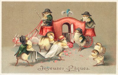 Carte de Pâques française - English School