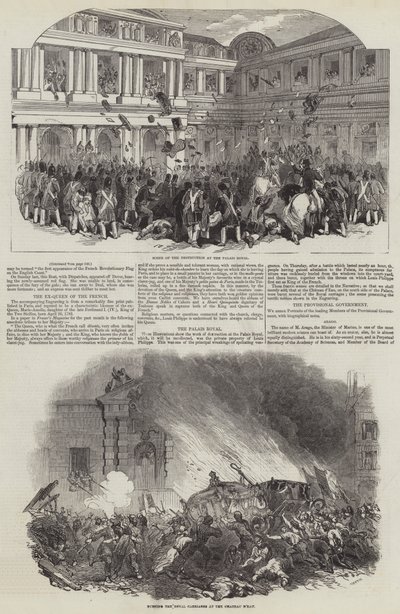 Révolution française de 1848 (gravure) - English School