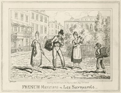 Musiciens français ou Les Savoyards - English School