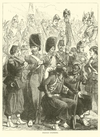 Uniformes français, septembre 1870 - English School