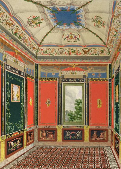 Décoration de fresque dans la Maison d