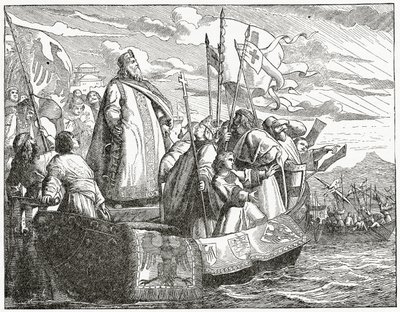 Frédéric traversant en Asie Mineure, 1882 - English School