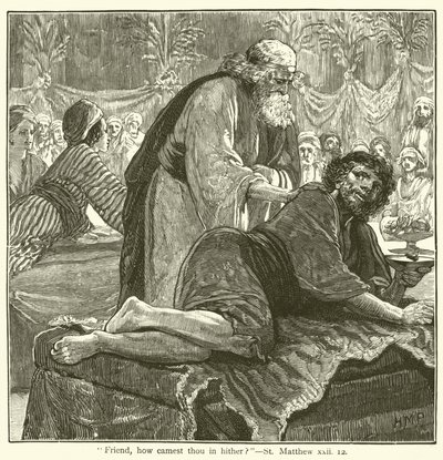 "Ami, comment es-tu entré ici ?", Saint Matthieu, xxii - English School