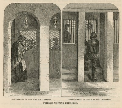 Amis rendant visite aux prisonniers - English School