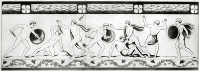 Frise sur le pilier de la Grotta del Cardinale - English School