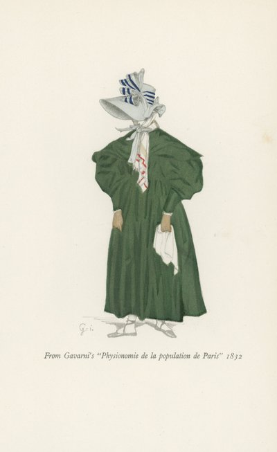 De Gavarnis Psysionomie de la Population de Paris 1832 - English School