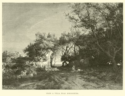 Depuis une villa près de Bordighera - English School