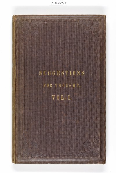 Couverture de Suggestions for Thought for Searchers after Truth among the Artizans of England de Florence Nightingale - English School