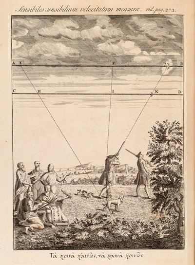 Frontispice de The Method of Fluxons and Infinite Series par Isaac Newton, Londres, 1736 - English School