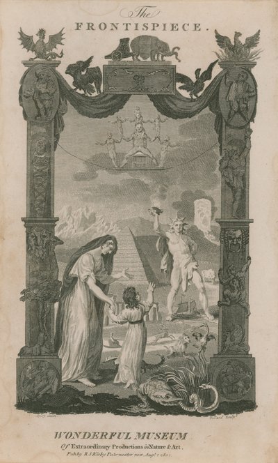 Frontispice du Nouveau Musée Merveilleux et Magazine Extraordinaire - English School