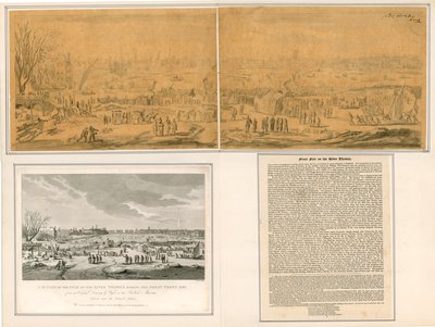 Foire sur la glace de 1684 - English School