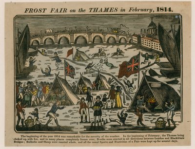 Foire sur la Tamise, 1814 - English School