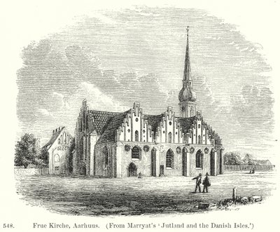 Frue Kirche, Aarhuus (gravure) - English School