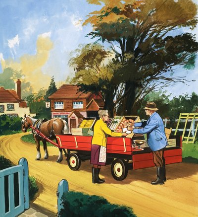Vendeur de fruits et légumes - English School