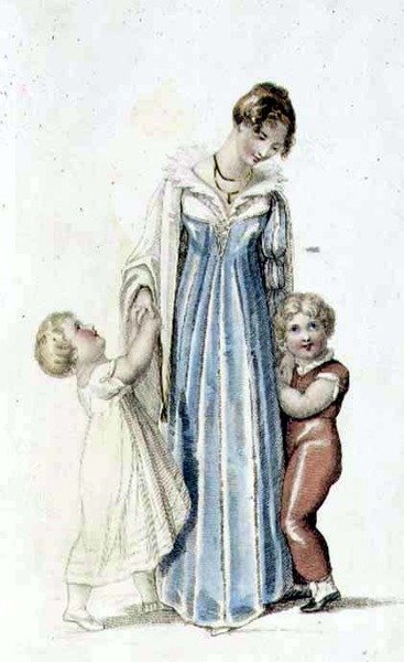 Robe de soirée, planche de mode de l