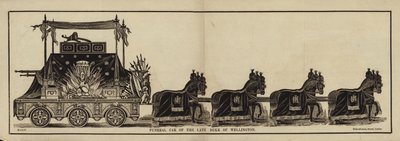 Char funéraire du feu duc de Wellington - English School