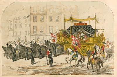 Char funéraire du Duc de Wellington - English School