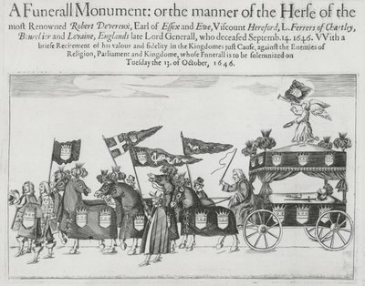 Cortège funèbre de Robert Devereux, 3e comte d