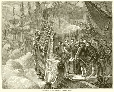 Funérailles de Sir Francis Drake, 1595 - English School