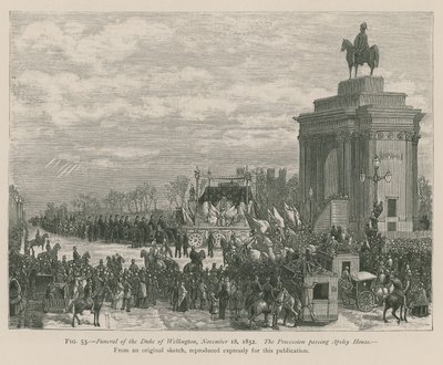 Funérailles du duc de Wellington - English School