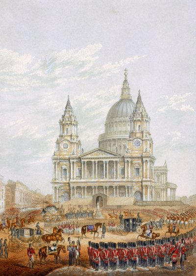 Funérailles du défunt duc de Wellington - English School