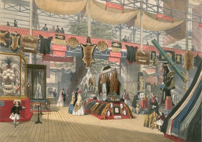 Section des fourrures et des cheveux de la Grande Exposition de 1851 - English School