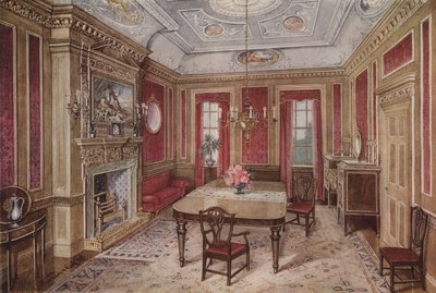 Mobilier pour une salle à manger du début du XVIIIe siècle - English School