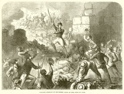 Conduite courageuse de Sir Sidney Smith au siège d