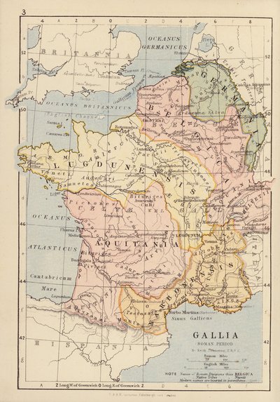 Gallia, Période Romaine - English School