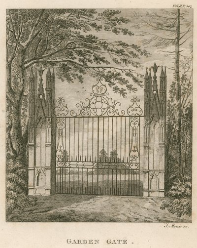 Porte de jardin à Strawberry Hill, Twickenham, Londres - English School