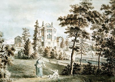 Pavillon de jardin dans un parc, c.1725 - English School