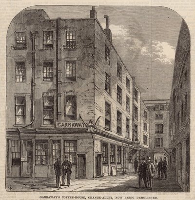 Garraways Coffee House, Change Alley - English School