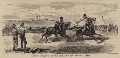 Athlétisme de garnison au camp de Curragh, Épée contre Lance - English School