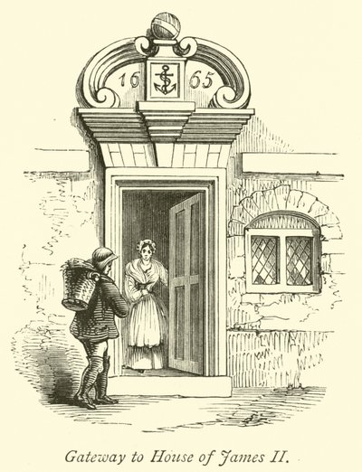 Porte de la maison de Jacques II - English School