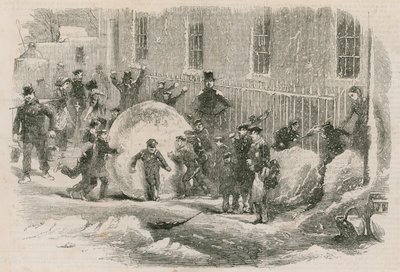 Se rassemblant au fur et à mesure; ou la boule de neige monstre - English School