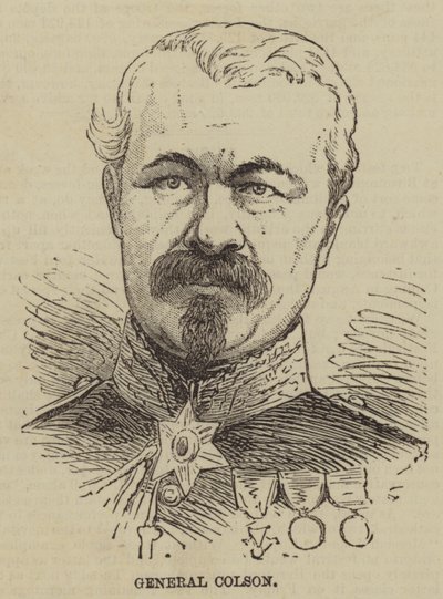 Général Colson (gravure) - English School