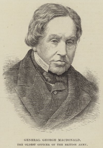 Le général George MacDonald, le plus ancien officier de l