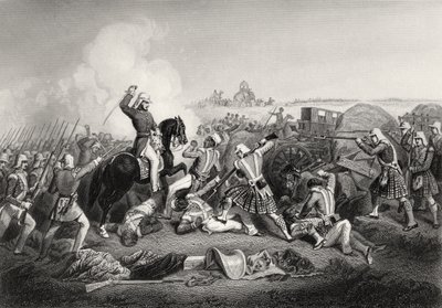 Attaque du général Havelock sur Nana Sahib à Futtypore en 1857, de 