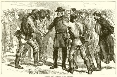Adieux du général Lee à ses soldats - English School