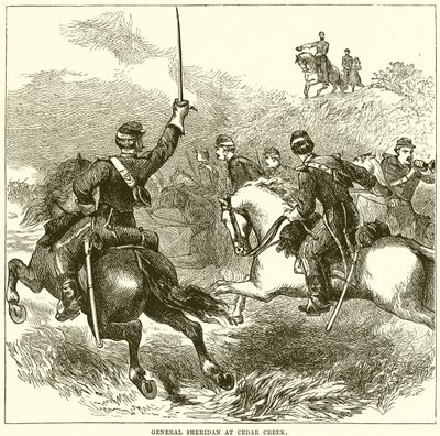 Général Sheridan à Cedar Creek - English School