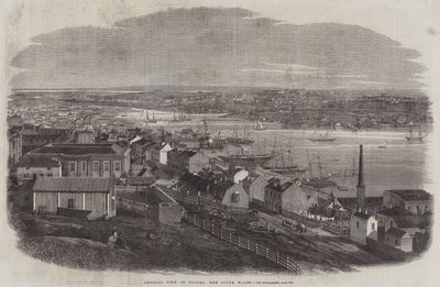 Vue générale de Sydney, Nouvelle-Galles du Sud - English School