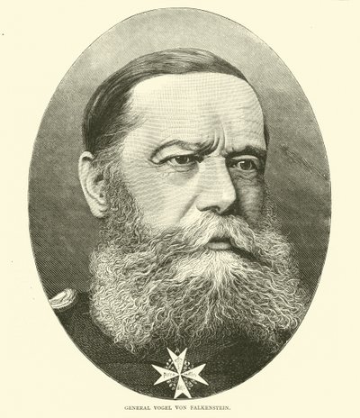 Le général Vogel Von Falkenstein, septembre 1870 - English School