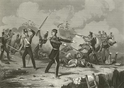 Général Windham dans le Redan, 8 septembre 1855 - English School