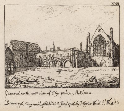 Vue générale nord-est du palais d