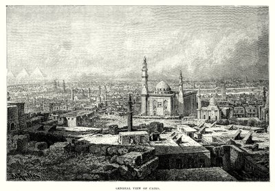 Vue générale du Caire (gravure) - English School