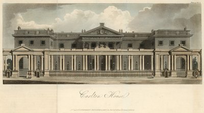 Vue générale de Carlton House - English School