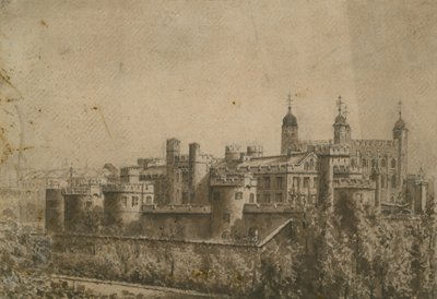 Vue générale de la Tour de Londres - English School