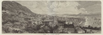 Vue générale de Victoria à Hong Kong - English School