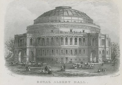 Vue générale du Royal Albert Hall - English School