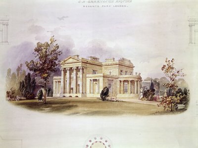 Villa de George B. Greenough à Regents Park, Londres - English School